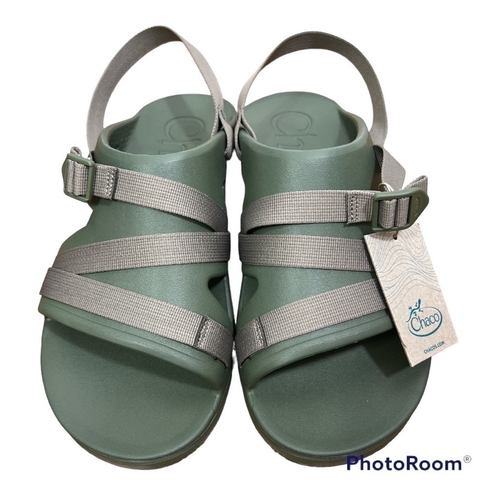 Chaco Sz 14 Men's Chillos Sport Sandals Moss Green  NWT